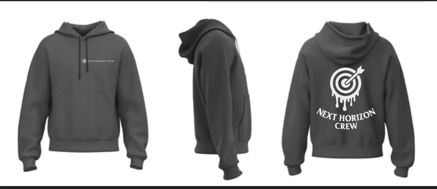 CREW AIM HOODIE - DARK GREY