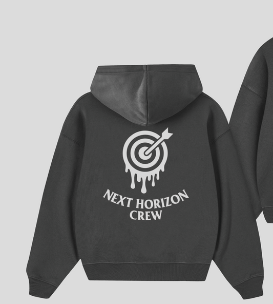 CREW AIM HOODIE - DARK GREY